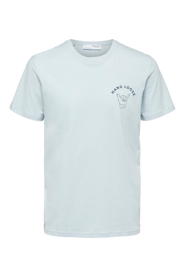 Cortefiel T-shirt pastel Azul