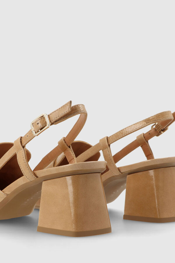 Lodi Mocasines destalonados de mujer Beige