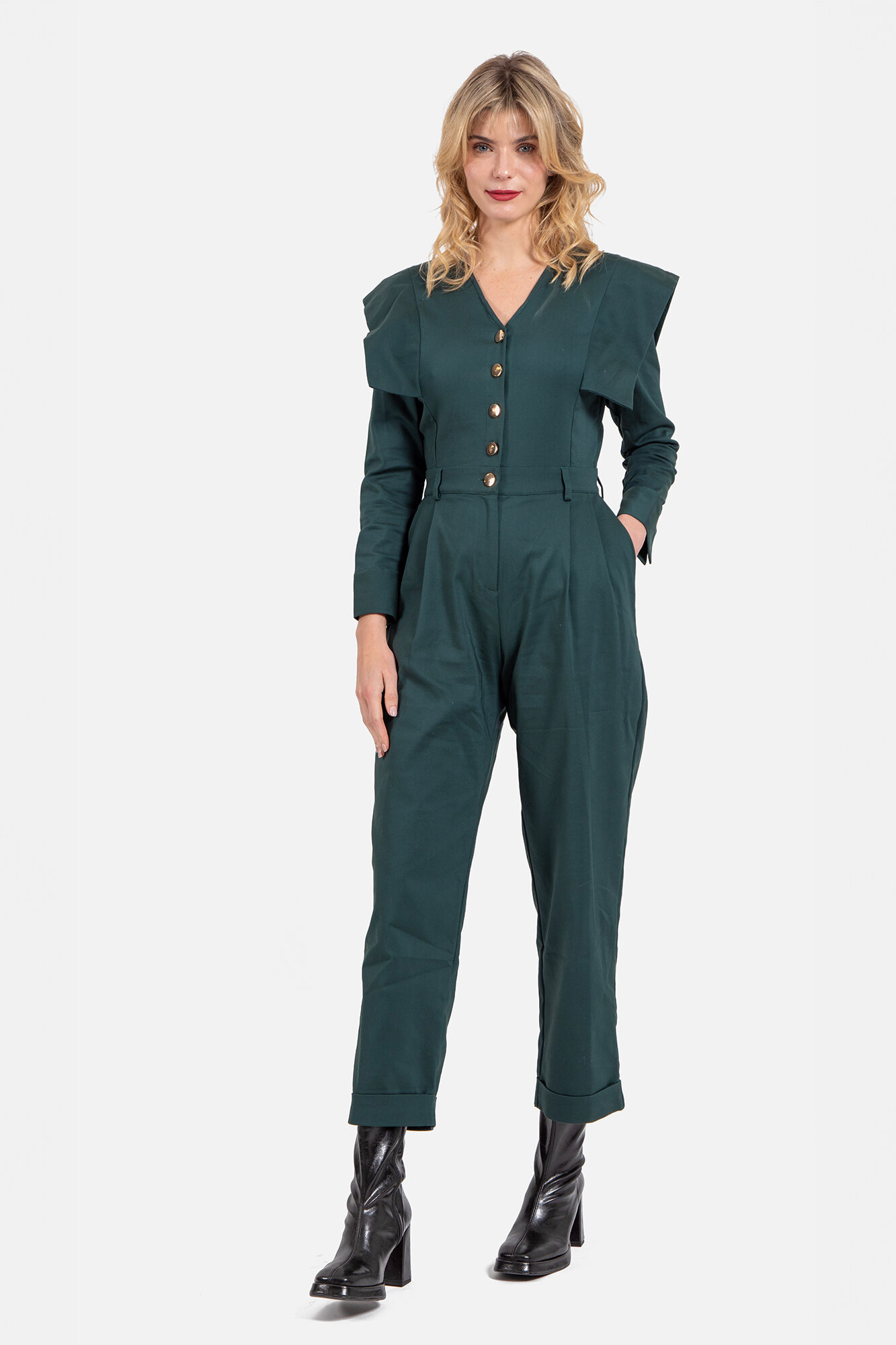 Cupl&eacute; Mono largo con solapas laterales