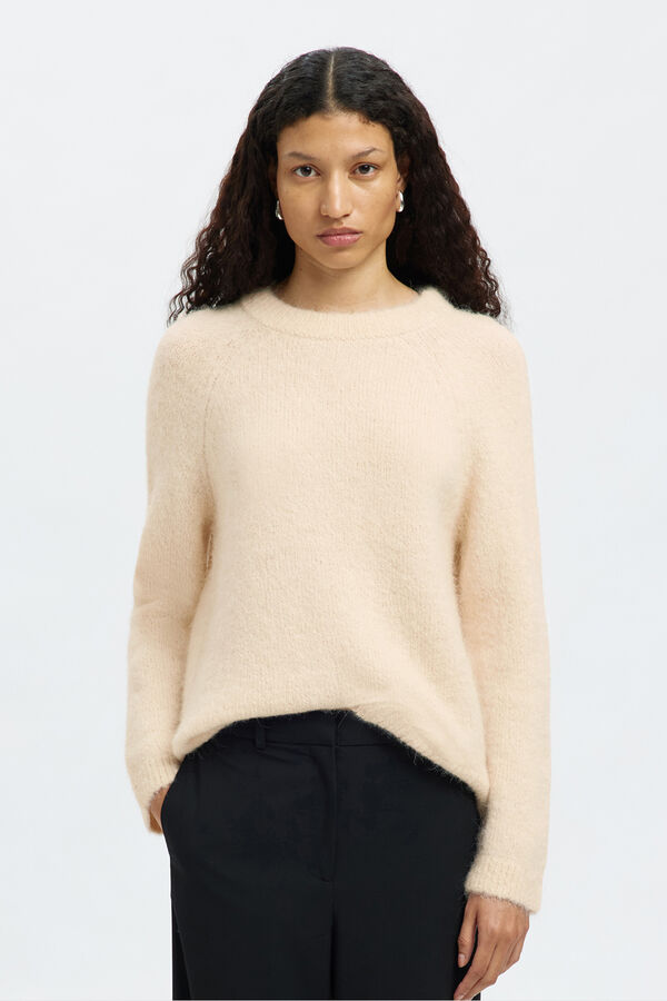 Selected Jersey lazada alpaca Beige