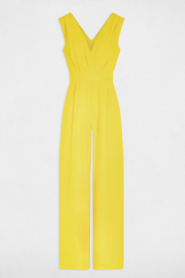 Morgan Mono largo pernera ancha Amarillo