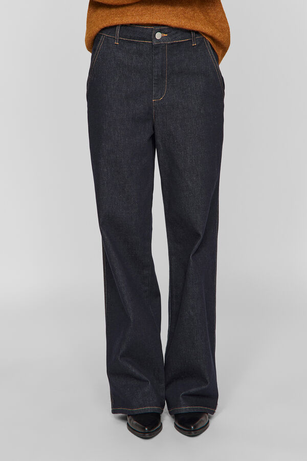 Vila Pantal&oacute;n vaquero ancho Azul marino