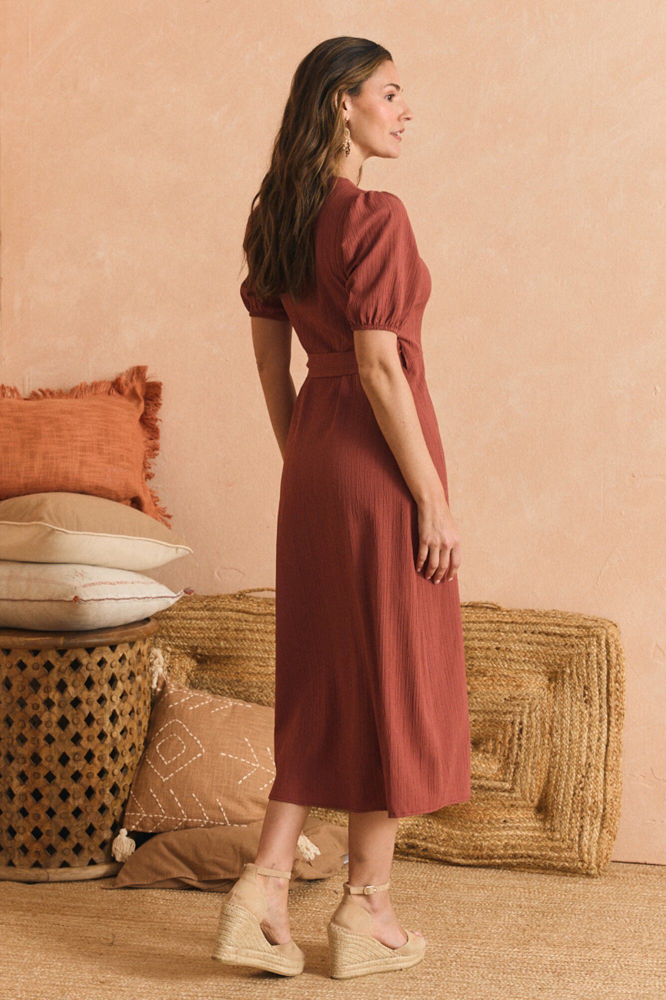 Pol&iacute;n Et Moi Vestido com la&ccedil;ada Telma