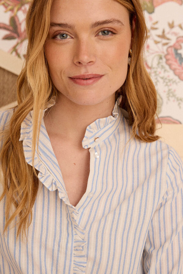 Pol&iacute;n Et Moi Blusa riscas Cali Branco