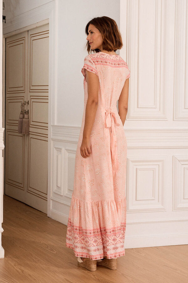 Pol&iacute;n Et Moi Vestido largo Gunila Coral