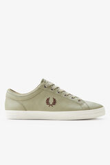 Fred Perry Zapatilla Baseline piel Gris