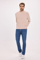 Jack & Jones Jersey b&aacute;sico de punto liso Beige