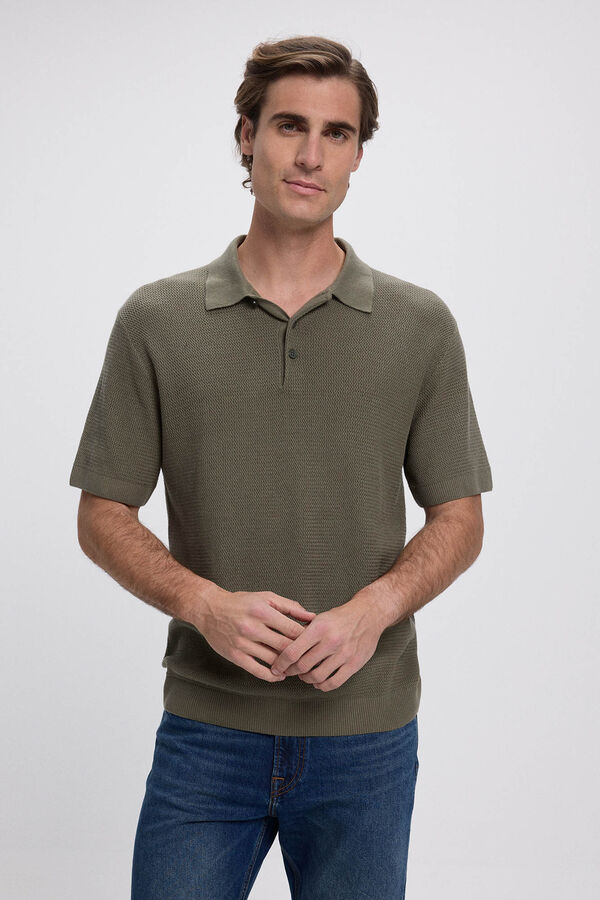 Jack & Jones Polo de punto regular fit Gris oscuro