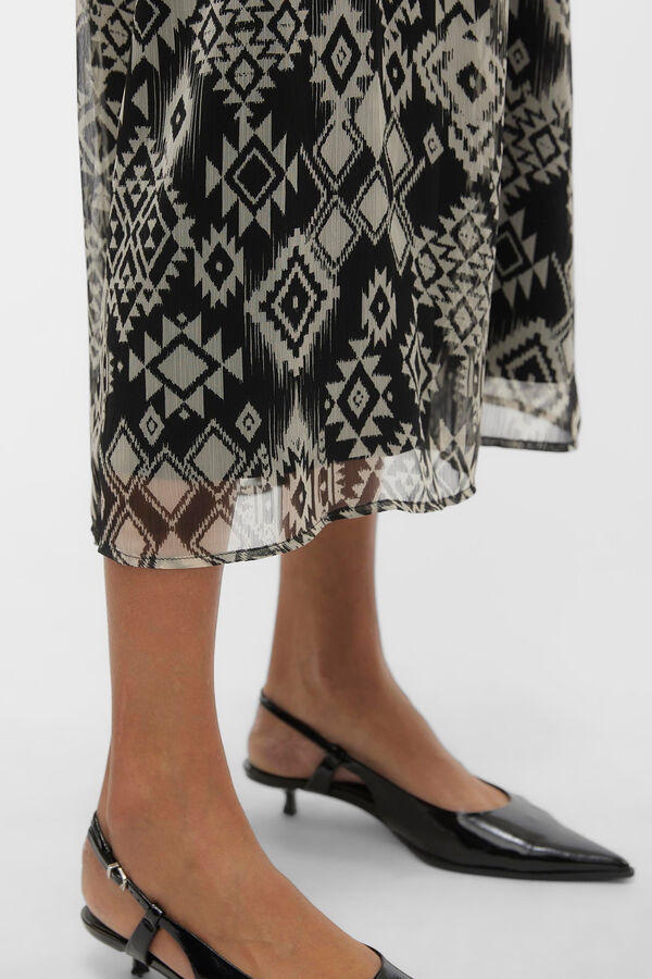 Vero Moda Vestido 7/8 efecto gasa Negro