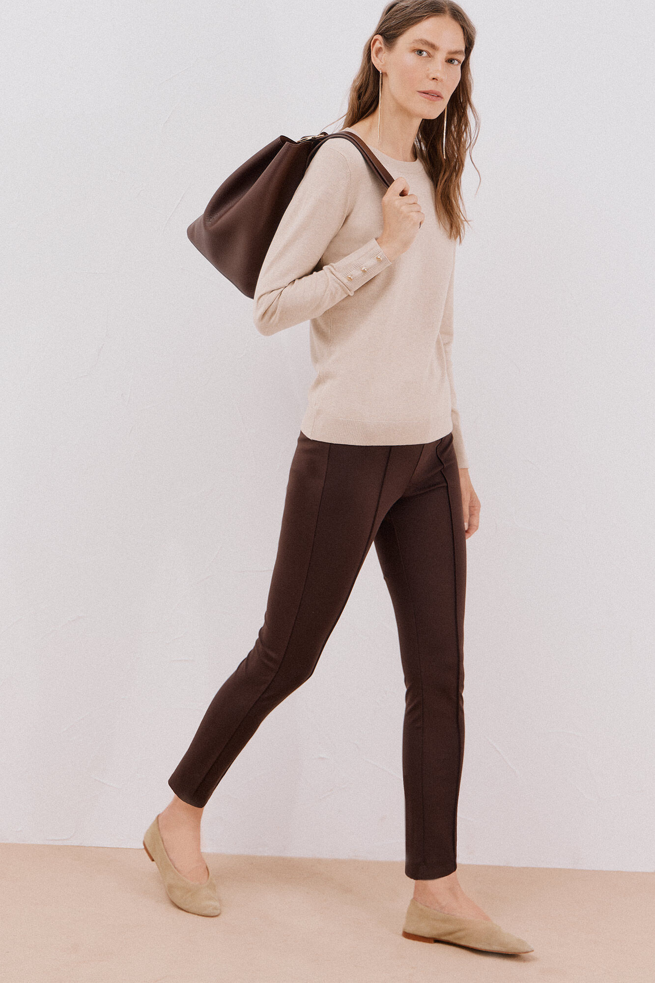 Cortefiel Legging de mujer de punto