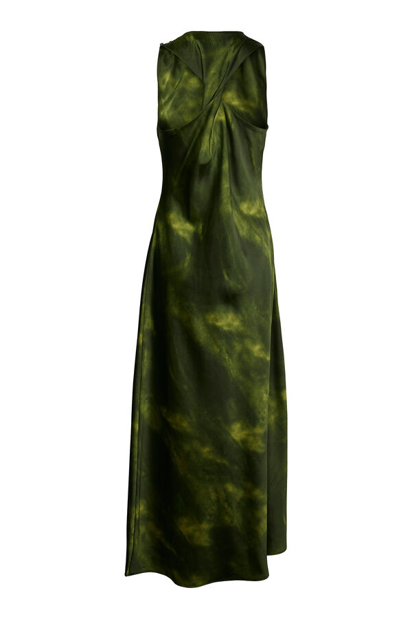 Vero Moda Vestido longo halter com costas cruzadas Verde