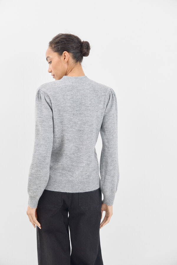 Cortefiel Camisola gola alta Cinzento