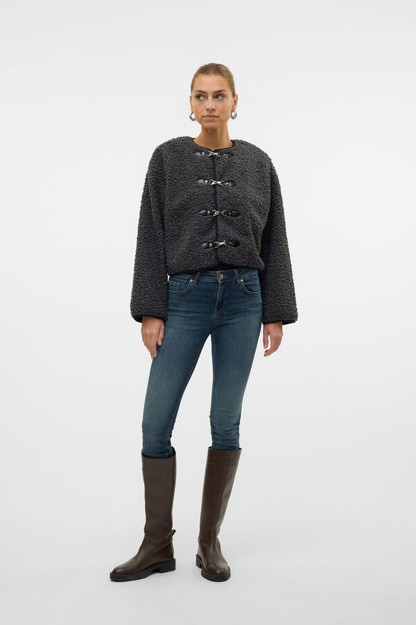 Vero Moda Casaco l&atilde;  Cinzento