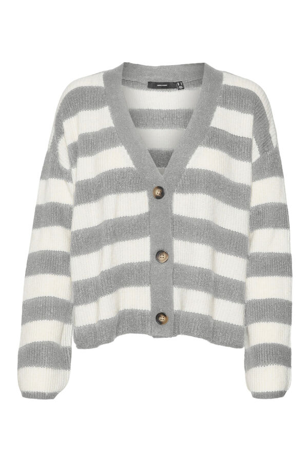 Vero Moda Chaqueta manga larga rayas Gris