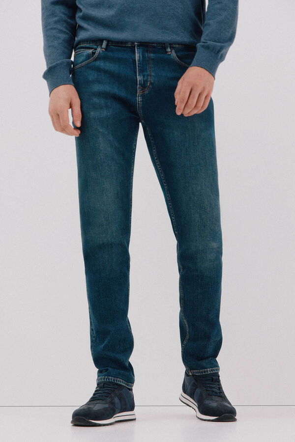 Cortefiel Pantal&oacute;n vaquero slim fit Azul