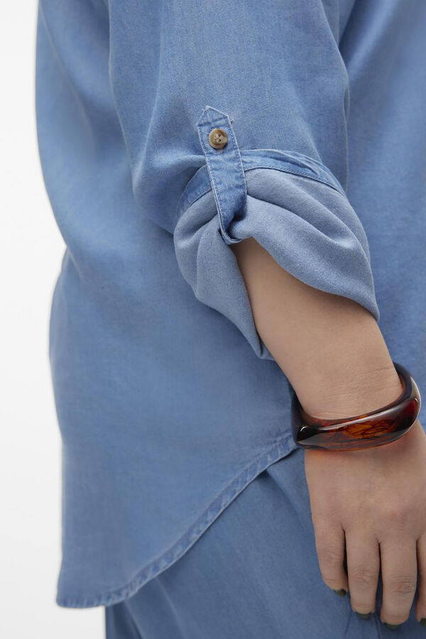 Vero Moda Curve Camisa denim talla grande Azul