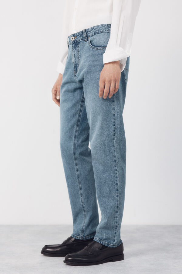 Cortefiel Cal&ccedil;as jeans slim fit Azul