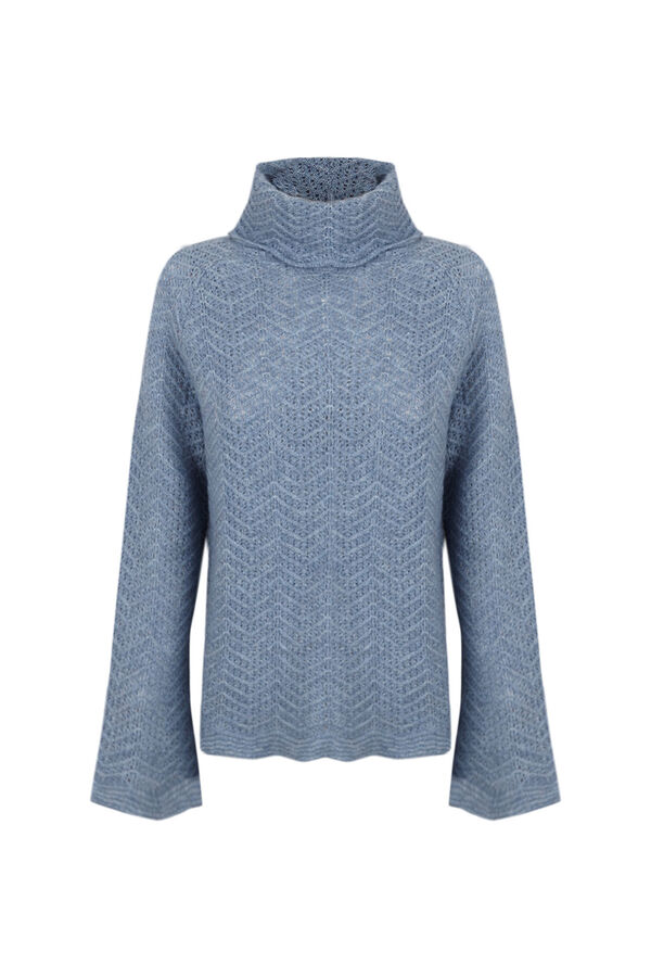 Slowlove Jersey cuello vuelto Azul