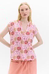 Cortefiel Camisola ponto ensopado Impressão