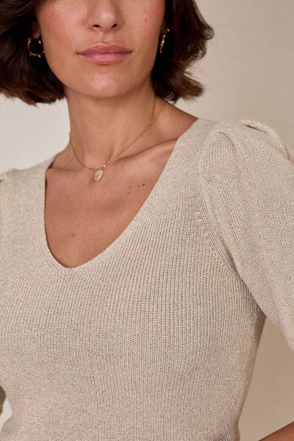 Pol&iacute;n Et Moi Jersey de punto Elvira Amarillo