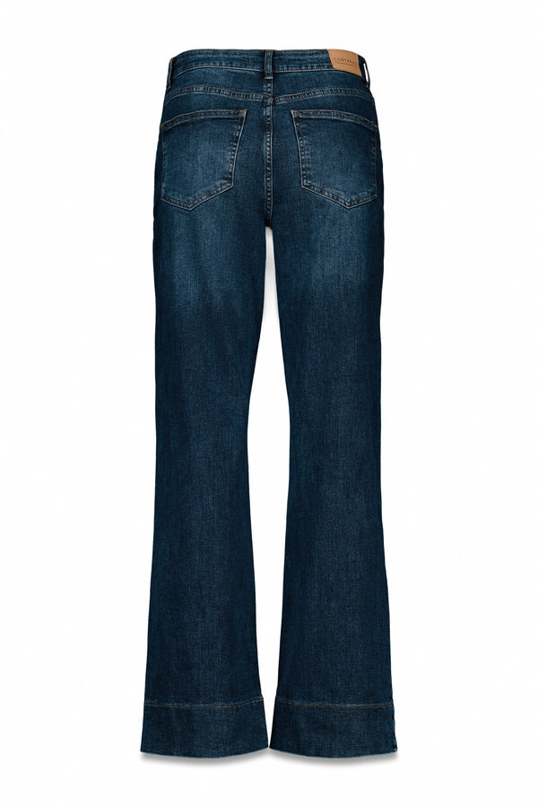 Cortefiel Pantalones buttons Azul