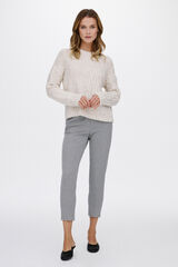 Vila Pantal&oacute;n de vestir slim fit Gris