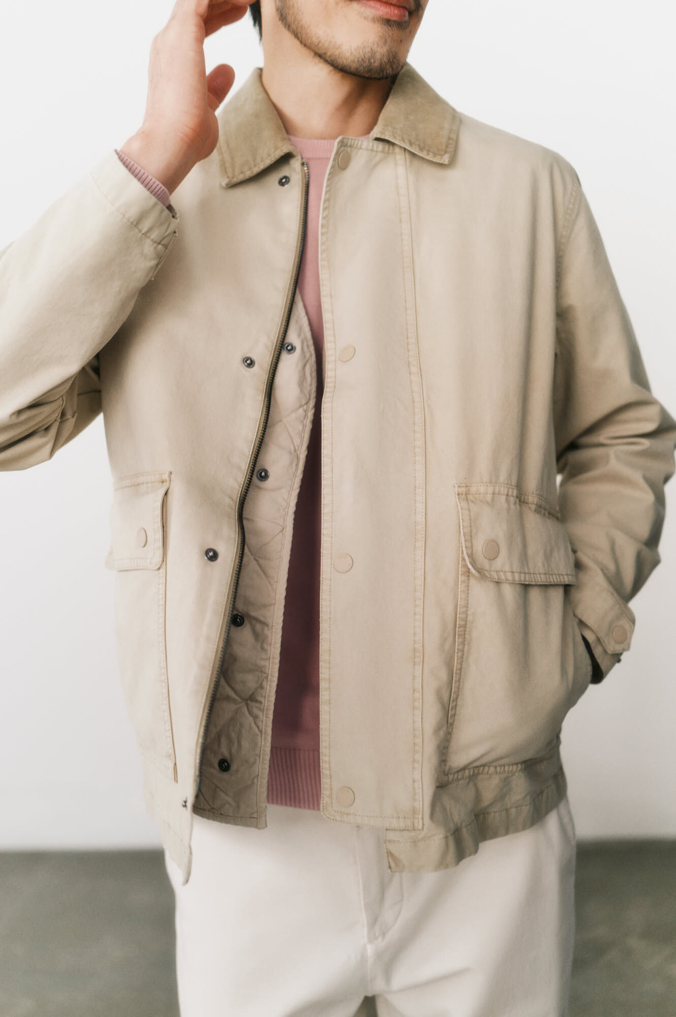 OOTO Chaqueta algod&oacute;n lavada