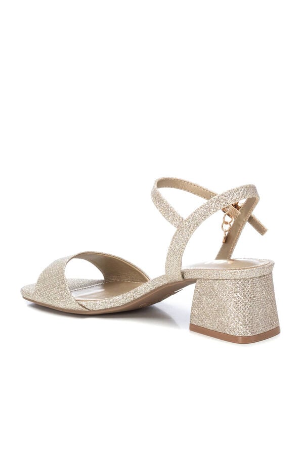 XTI Sandalia se&ntilde;ora textil Beige