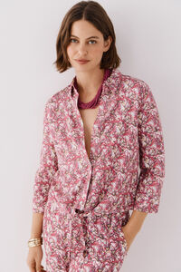 Cortefiel Camisa estampada con nudo