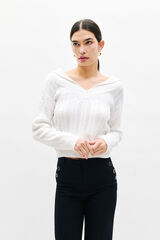 Caroll Camisola curta Branco