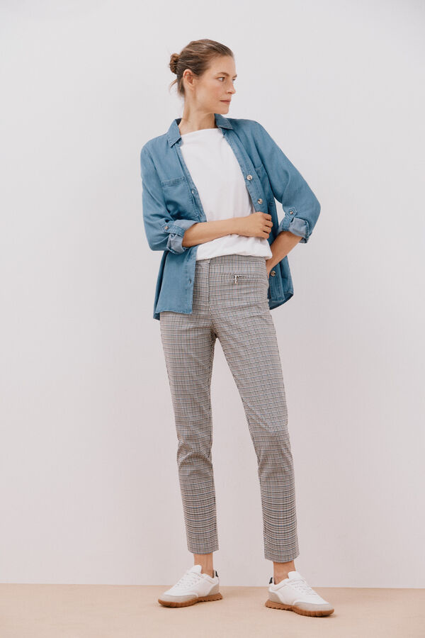 Cortefiel Cal&ccedil;as skinny Azul