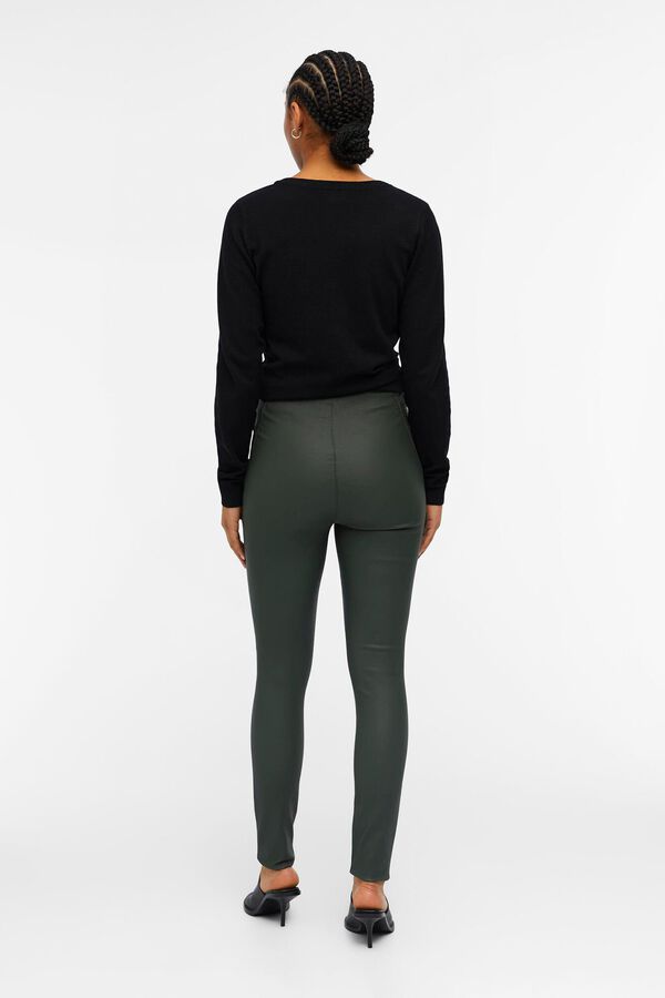 Object Legging coated Verde