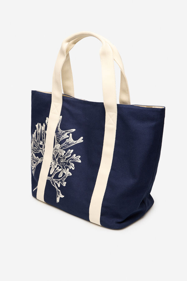 Cortefiel Bolsa playa colaboracion WWF Azul marino