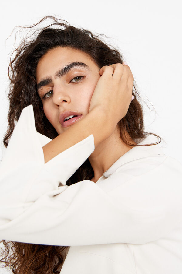 Cortefiel Vestido curto Branco