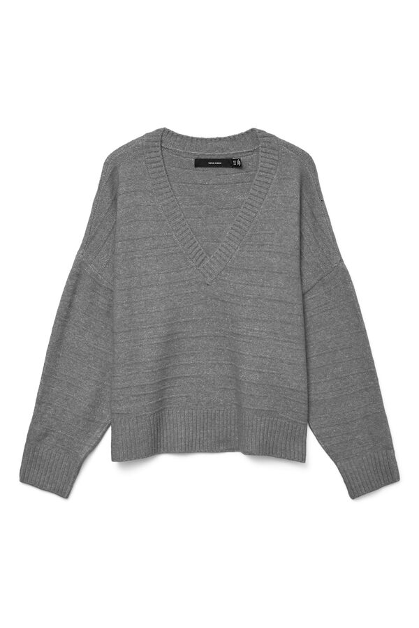 Vero Moda Jersey b&aacute;sico de punto Gris