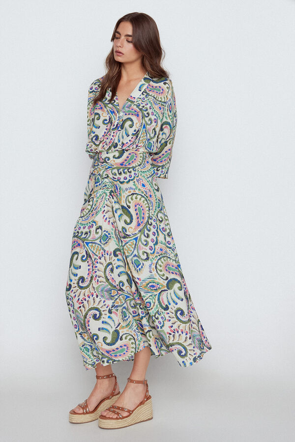 Slowlove Vestido manga murci&eacute;lago Multicolor