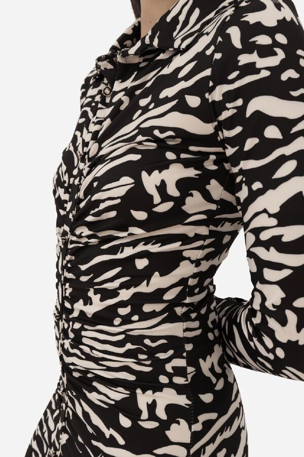 Cupl&eacute; Vestido camisero Multicolor