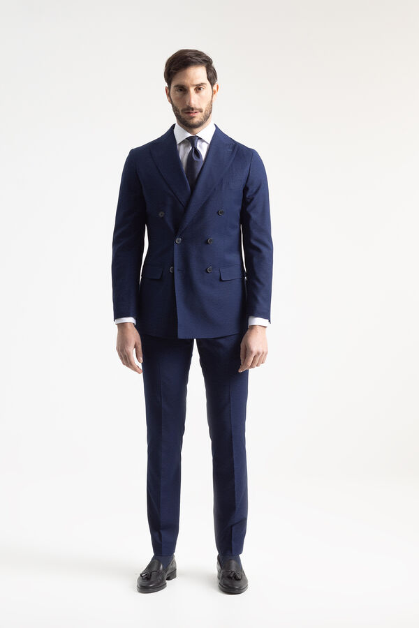 PuroEGO Traje cruzado Azul oscuro