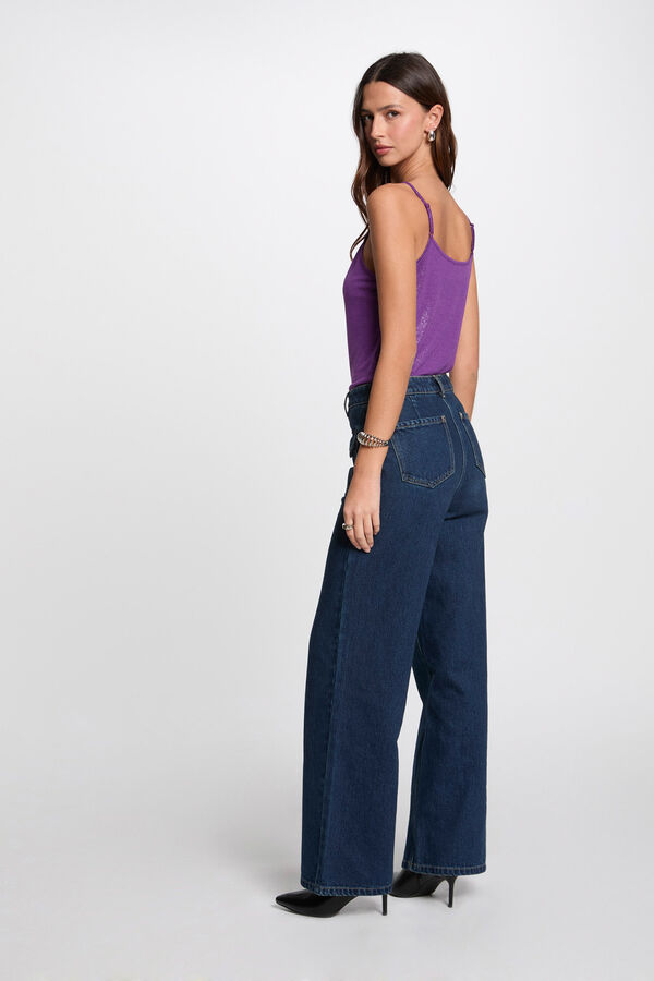 Morgan Top tirantes finos Morado