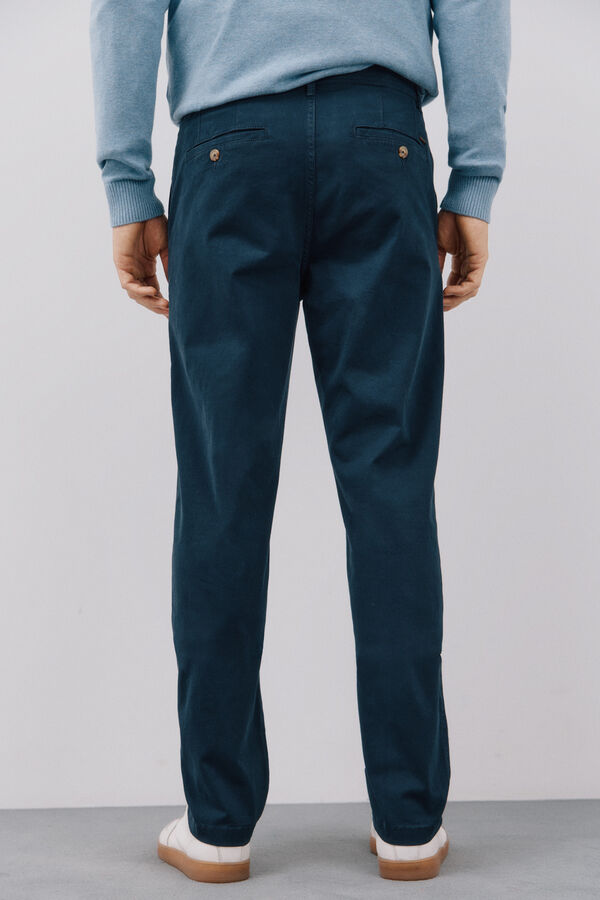 Cortefiel Cal&ccedil;as chino de ajuste regular Azul