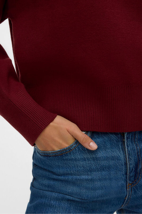 Vero Moda Jersey b&aacute;sico de punto Rojo