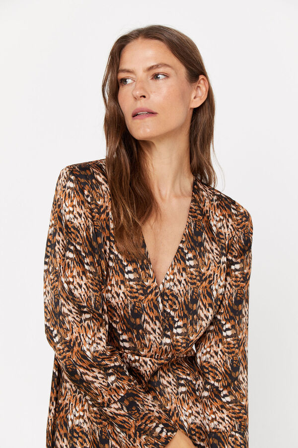 Cortefiel Vestido estampado Impressão