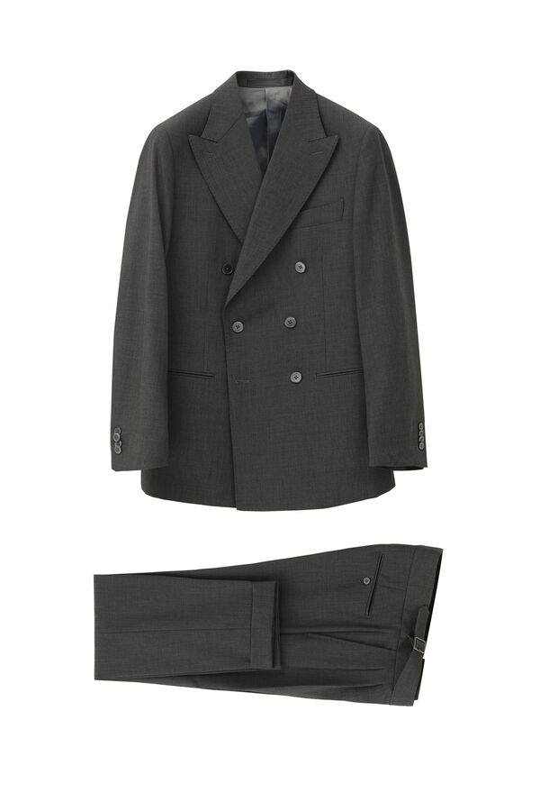 PuroEGO Traje cruzado Gris oscuro