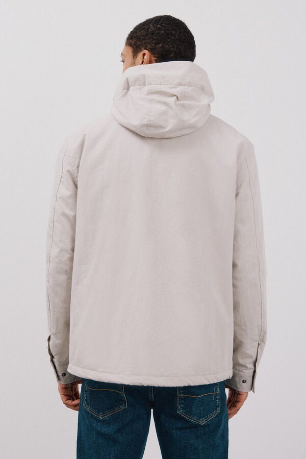 Cortefiel Parka curta e leve Cinzento