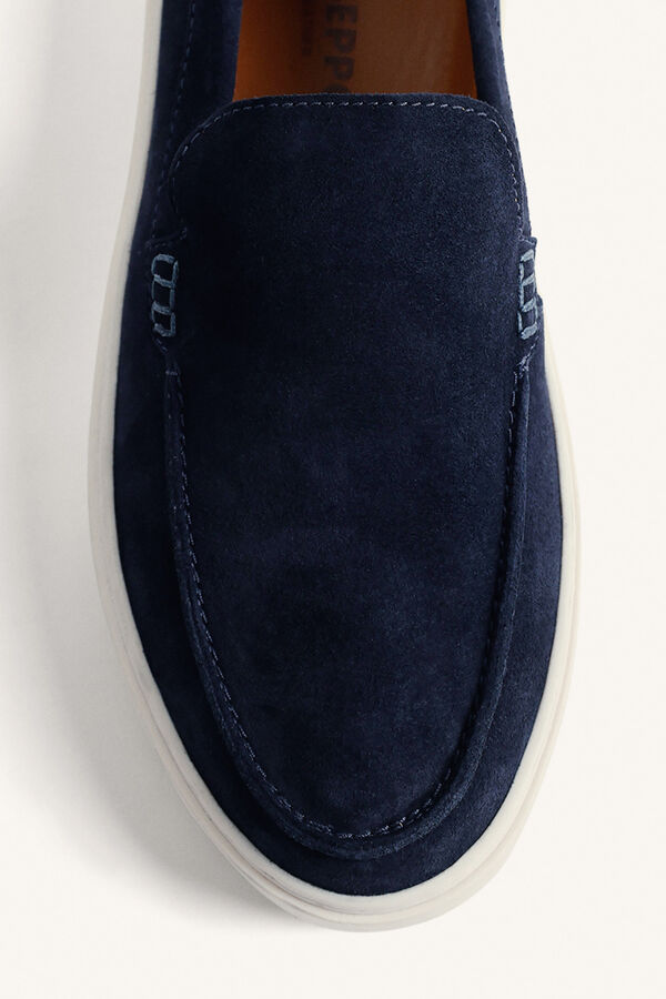 Gioseppo Mocasines de piel Azul marino
