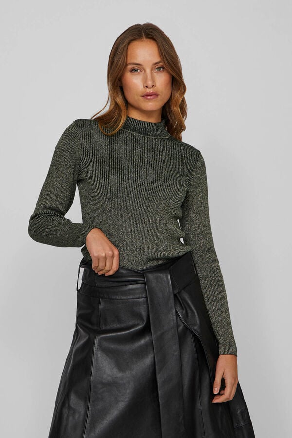 Vila Jersey cuello alto l&uacute;rex Turquesa