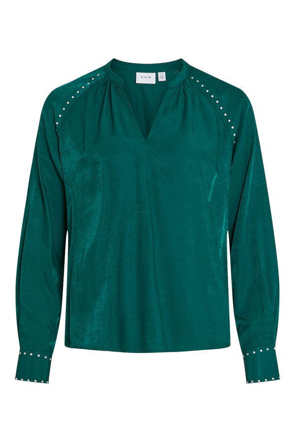 Vila Blusa de manga comprida  Verde