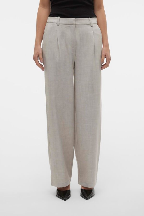 Vero Moda Pantalones anchos Gris