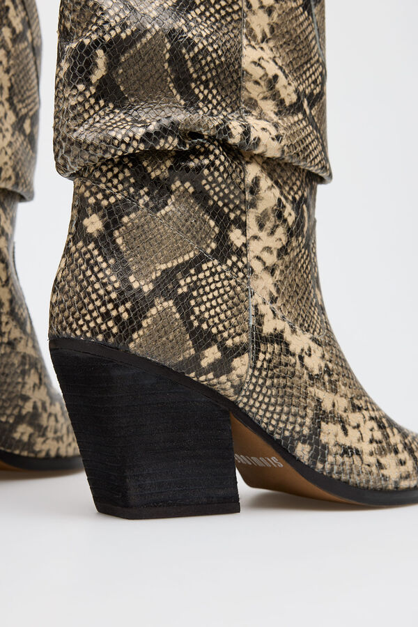 Slowlove Bota de cobra Dourado