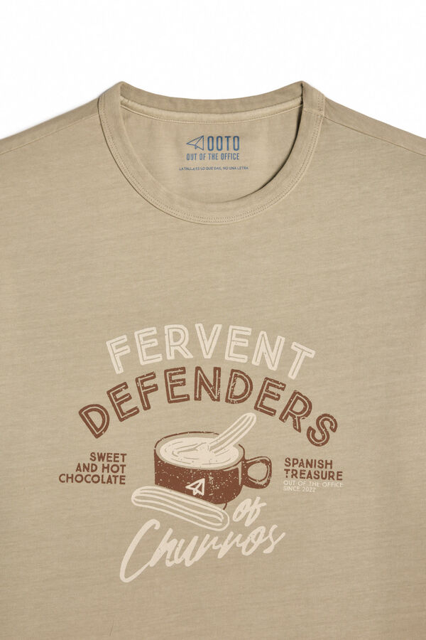 OOTO Camiseta gráfica OOTO Beige